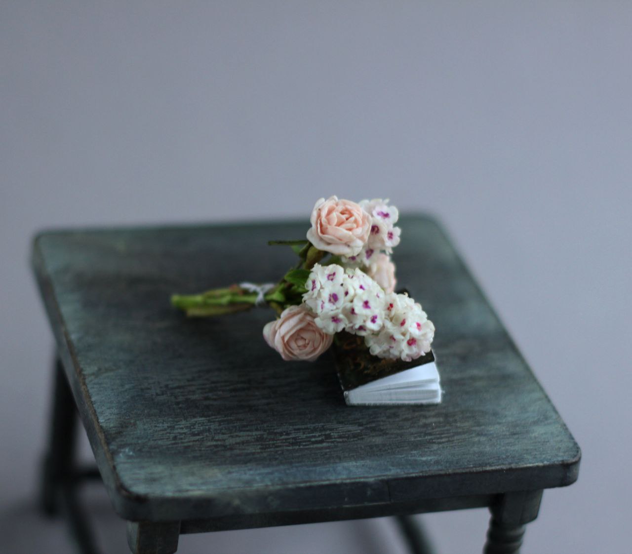 Phlox and roses