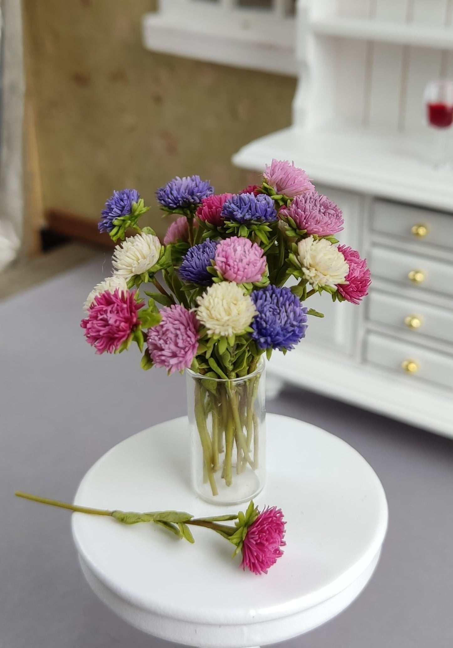 *                                          Bouquet of fall annual asters.