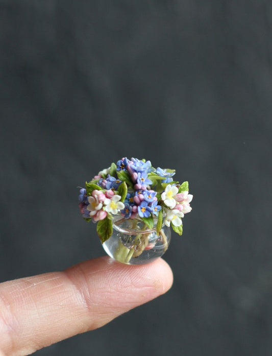 *           Bouquet of apple trees and forget-me-nots 1:12