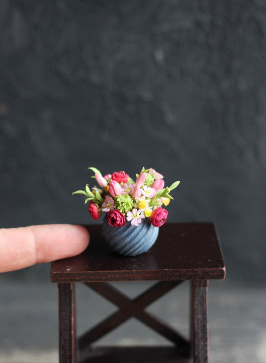 *                Bright spring bouquet 1:12