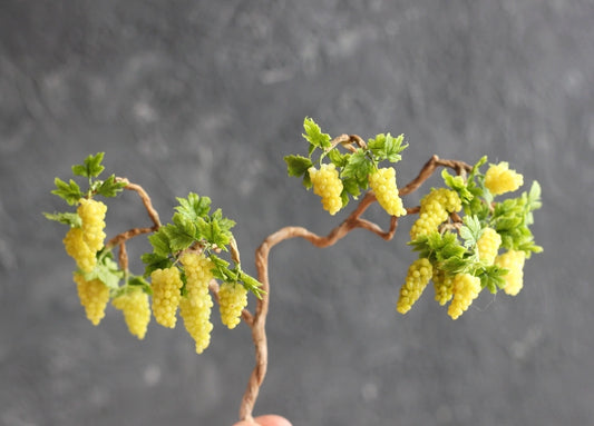 *                                Vine of yellow grapes, 1:12 scale